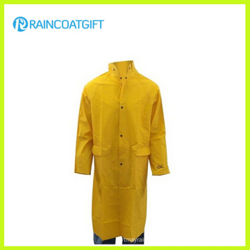 Wasserdichte PVC-Polyester Herren Regenbekleidung